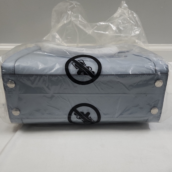 Michael Kors Dillon Satchel In Pale Blue - Picture 4 of 5